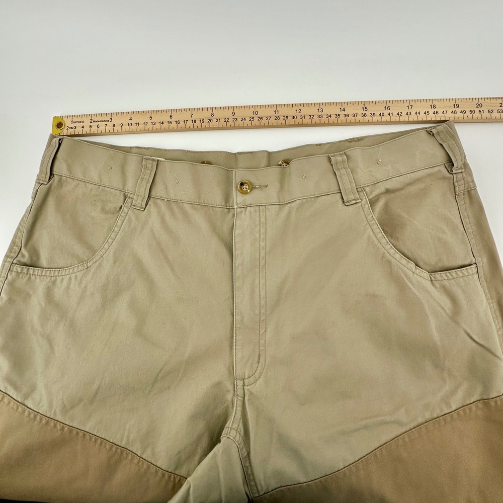 Orvis Mens Briar Pants Khaki Reinforced Cotton Canvas Hunting 38 Outdoors - Picture 11 of 16